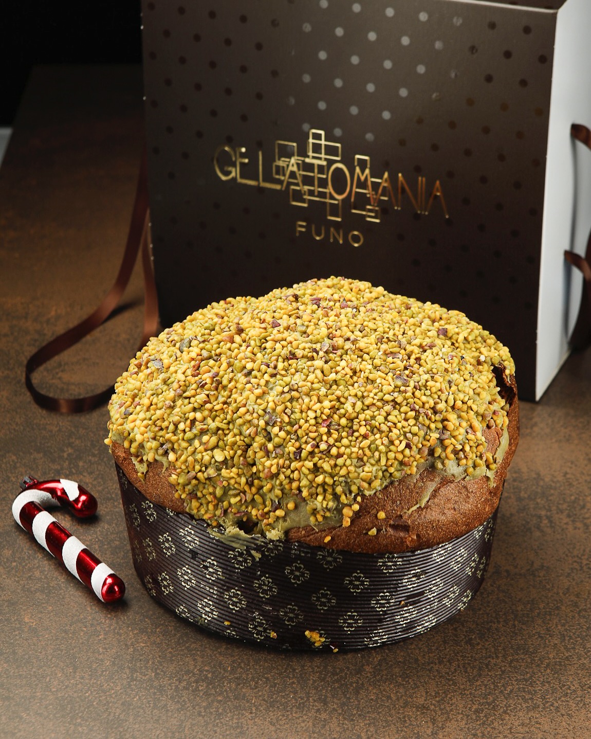 Panettone artigianale al pistacchio Gelatomania Funo